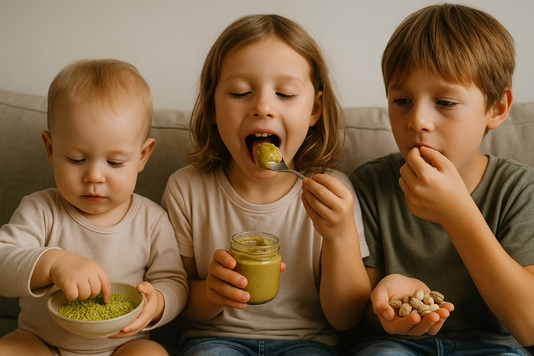Pistachos para niños: ¿son seguros y cómo introducirlos?