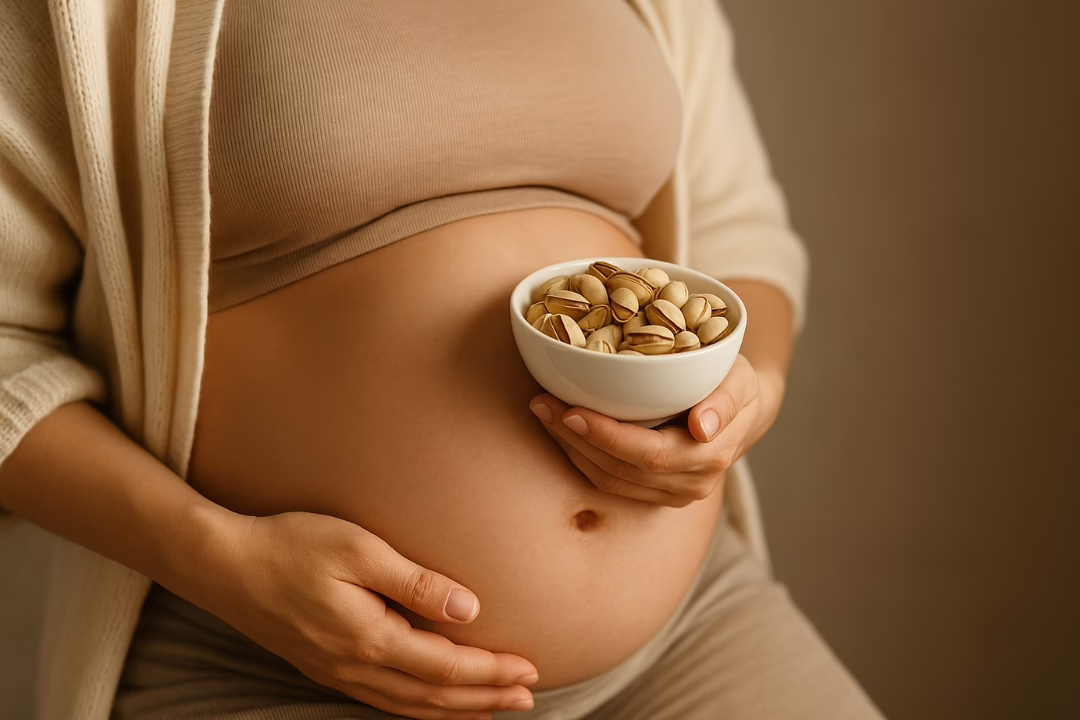 Pistachos y embarazo: beneficios, precauciones y formas seguras de consumo